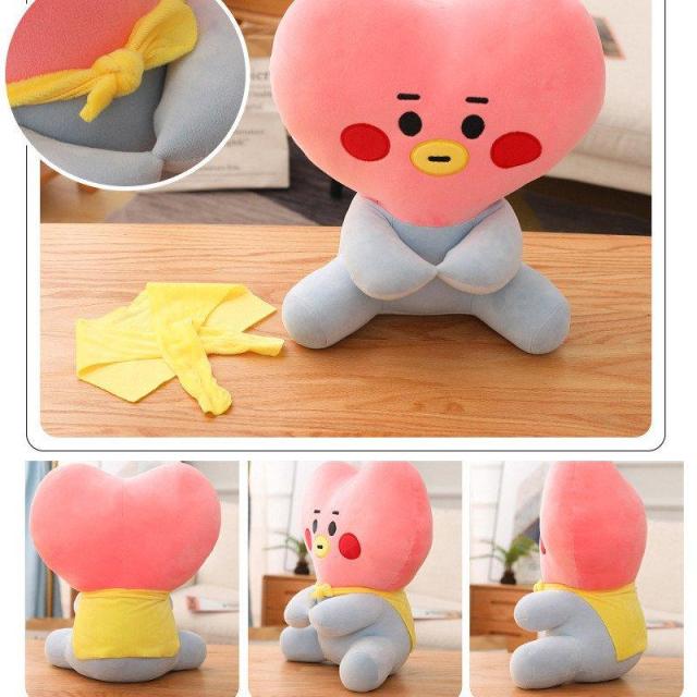45cm BT21 グッズ ぬいぐるみ BTS 大きい ふわふわ 芸能人 韓流 座り姿