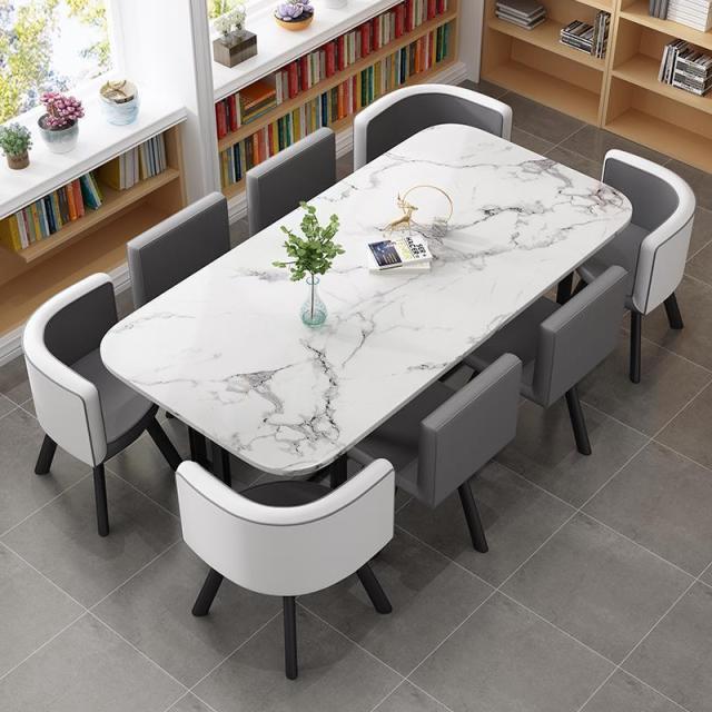 会議テーブル テーブルチェアセット オフィス 打ち合わせ 商談 役員 簡易応接 会議テーブル 8人用 アウトレット 9点セット 多機能 （色選択可）の通販は 178,000円