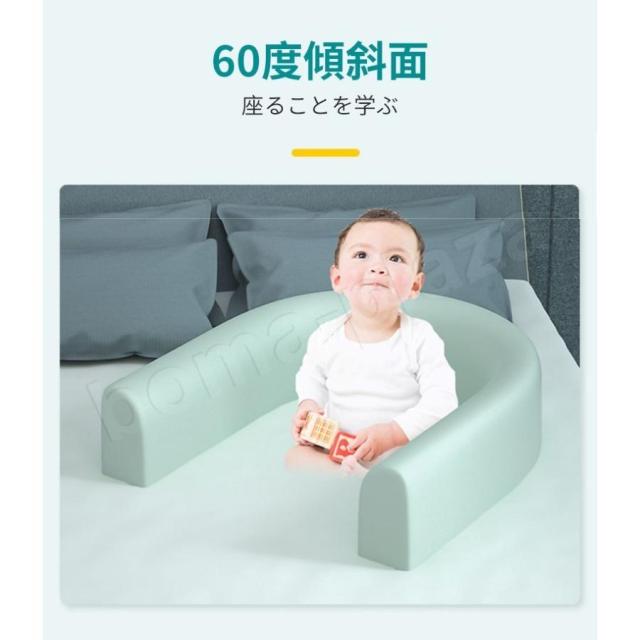 ベッドフェンス 1m ベッドガード 柔らかい クッション サイドパット 柵 ロングベビーベッド専用 ベビー用 転落防止 おしゃれ 無添加素材 組み立て簡単 1M_12