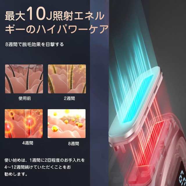 IPL光冷感脱毛器　全身対応　冷感+美肌　メンズ レディース 兼用 家庭用脱毛器 冷感脱毛　全身対応　光脱毛　お家　手入れ　美容の通販は