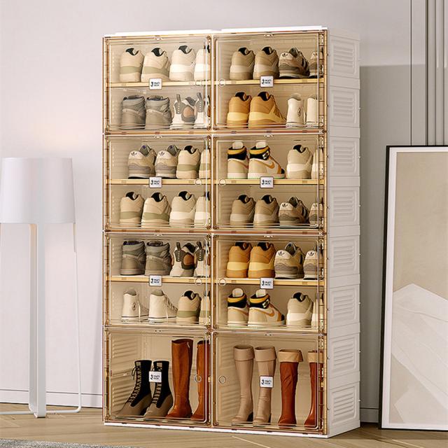 シューズボックス 靴箱 シューズラック 下駄箱 折りたたみ式 簡単組立 大容量 シューズボックス 靴箱 シューズラック 下駄箱 簡単組立 折り畳み 靴