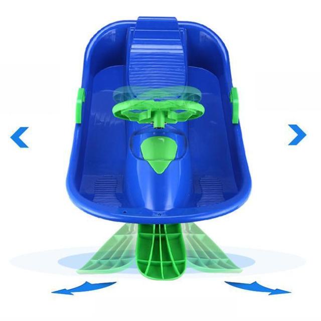 ハンドル付きブレーキ付きソリ 大人 子供 雪遊び 雪上遊具 子どもそり