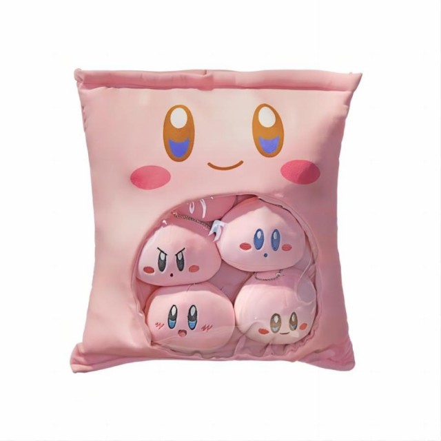 星のカービィ 抱き枕 ぬいぐるみ お菓子袋型クッション おもちゃ