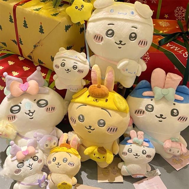 ちいかわ サンリオコラボ ぬいぐるみ キーホルダー 小物