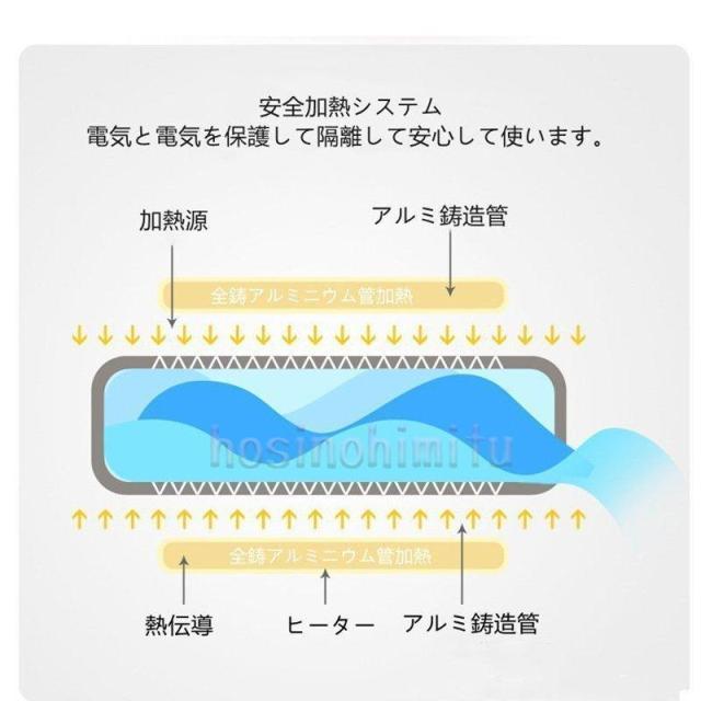 フットバス フットマッサージャー 足ぽっか サンコー 疲労軽減 電気加熱マッサージ足湯保温足温器 むくみ 足のむくみ 冷え バケツ PSE認証済み_8