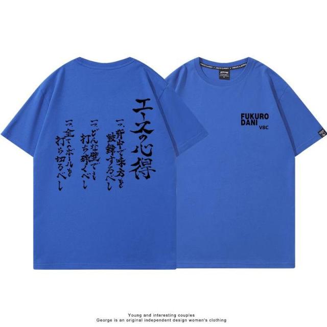 ハイキュー!! Tシャツ エースの心得 半袖 Tシャツ メンズ レディース 9