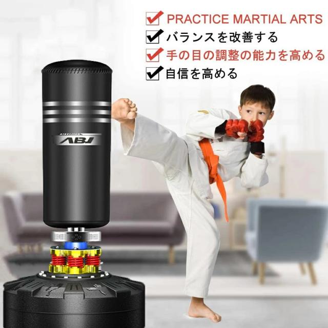 サンドバッグ 自宅用 自立型 スタンド トレーニング ボクシング 