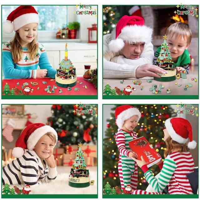 ブロック おもちゃ オルゴール クリスマスツリー 誕生日 ブロック おもちゃ オルゴール クリスマスツリー 誕生日