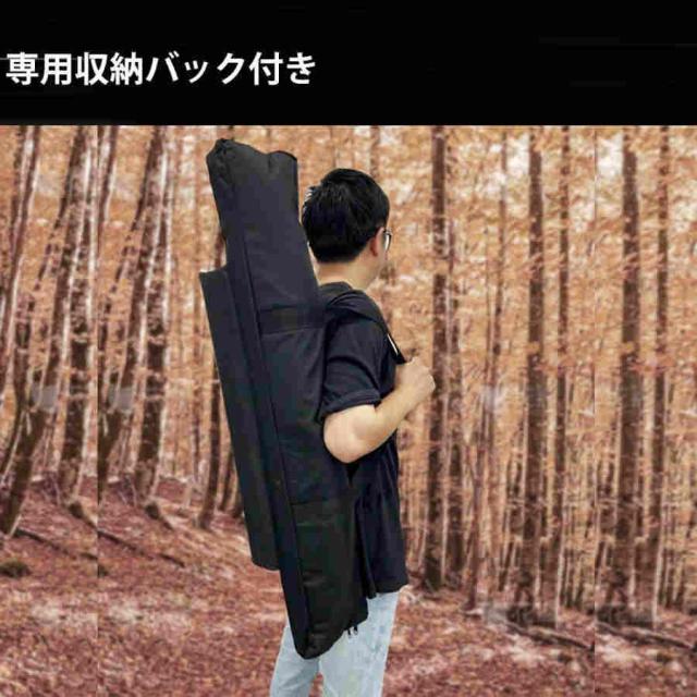 アウトドア 折りたたみ　テーブル　折りたたみIGTテーブル ハンガー付き フォールディング アルミローテーブル 　パネル3枚付き　複数連結可能_7