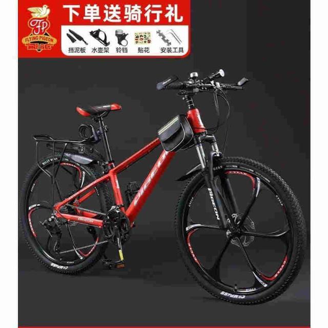 自転車 バイク 極太タイヤ マウンテンバイク 太いタイヤ 21 24 26 30段変速 24インチ 26インチ スポーツアウトドア メンズ レディース MTB R SR UR 6色_6