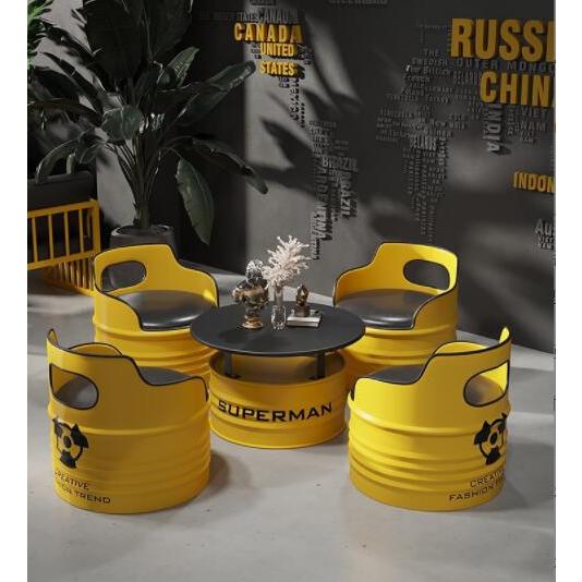 ドラム缶テーブル&チェア