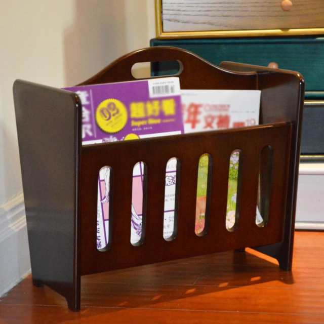 Amazon.co.jp: マガジンラック木製新聞ラックオフィス情報ストア