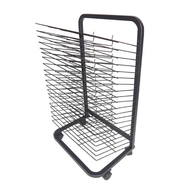塗装イーゼル 芸術の乾燥の棚、芸術の仕事のための20のワイヤー棚が付いている移動式乾燥の棚、塗られる粉、44.5 * 32 * 78cmの通販は 15,302円