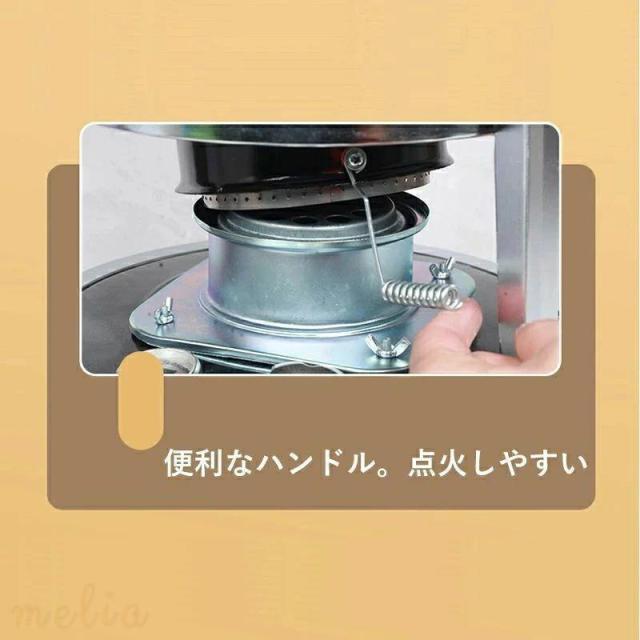 石油ストーブ 小型 灯油ストーブ キャンプ 付属品4点セット 暖房器具 小型 持ち運び便利 暖房ストーブ キャンプ用 無煙 無臭 登山 釣り_9