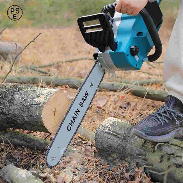 30cm切段物径 強力 電動のこぎり 伐採 マキタ バッテリー対応 枝切り 12インチ 軽量 コードレス チェンソー 庭木の剪定 木工切断 薪作り 本体のみ