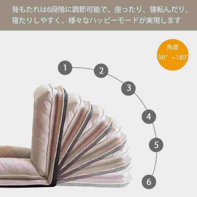 ソファーベッド ローソファー ソファー カウチソファー ローソファ ソファベッド 座椅子 折り畳み 折りたたみ フロアソファー ソファベッド フロアソファ コンパ