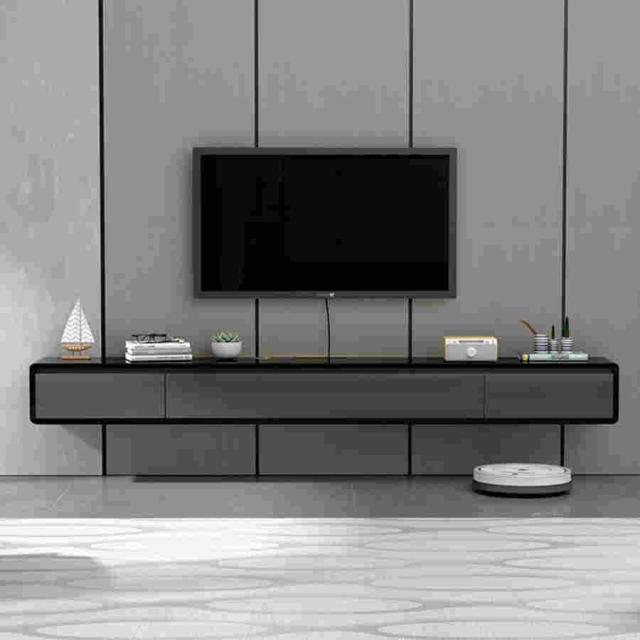 テレビ ローボード - テレビ台 壁掛け式 - フローティングテレビスタンド、120/140cmテレビスタンド テレビ ローボード、引き出し2段付き テレビボード、 フローの通販は 15,696円