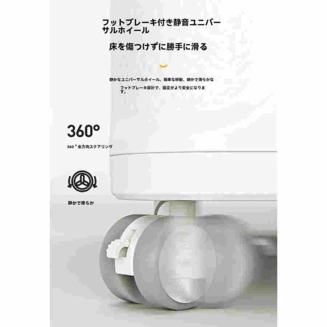 オムツ交換台 腰痛対策おむつ 交換台 収納付き 3層 大容量 ハンガー パッド キャスター付き 幼稚園 保育園 キャスター付 収納棚付き 出産祝い?ギフト0-3歳 簡単_3