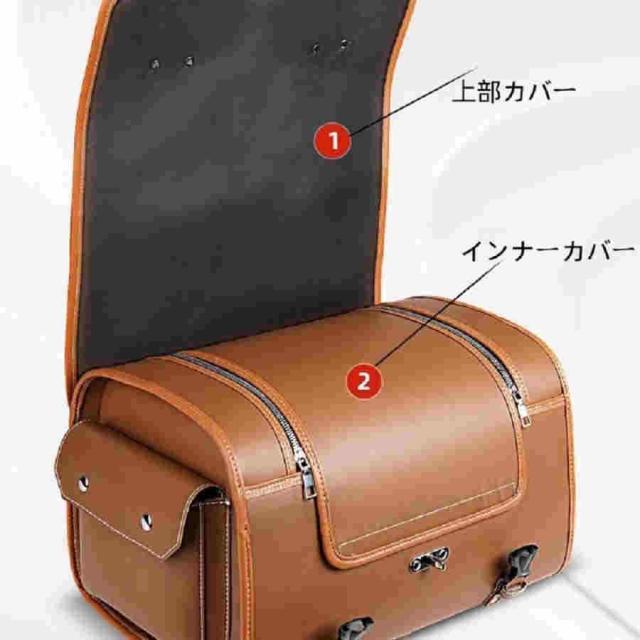 バイク リアボックス オートバイのトランク33L 大容量 バイク サイドバッグ フルフェイス収納可能 ヘルメット入れ 着脱可能式小物収納 取りやすい 旅行 ツーリン
