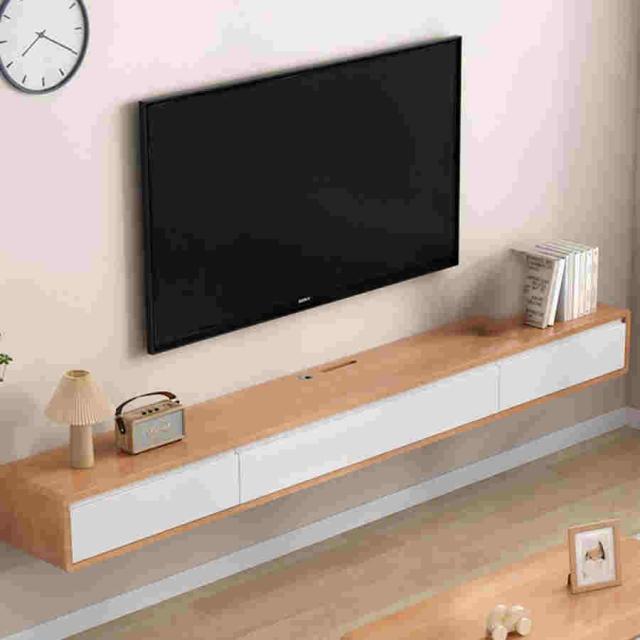 壁掛けテレビキャビネット フローティング テレビ台、フローティングtvコンソールテレビキャビネット 引き出し付きテレビコンソール フローティング テレビ台 壁_12