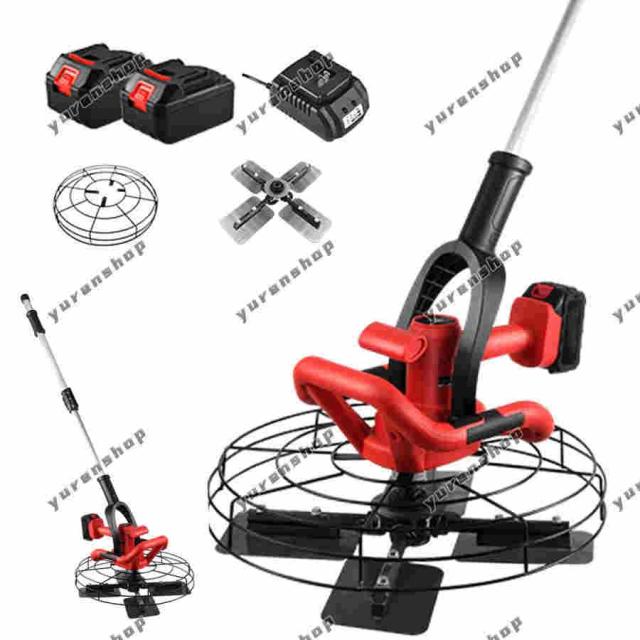 充電式トロウェル 44cm大直径 電動トロウェル 110V コンクリート研磨機 電気サンダー セメント ポリッシャー モルタル 新しい包装 電動コテ ポリッシャー_7