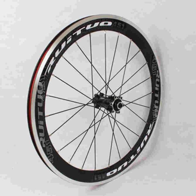 ホイールセット 451mm ダブルウォールアロイリム 折りたたみ自転車 V/ディスクブレーキ ホイール クイックリリース 自転車 フロント リア 24Hハブ