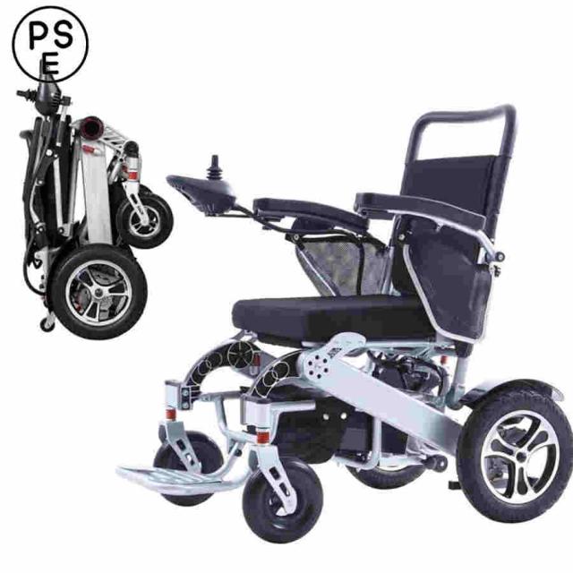 電動車いす 折りたたみ 軽量車椅子 コンパクト 取り外し 耐荷重140kg フロントとリアのコントロールで 360°ジョイスティック 電動ドライブ 介助型 軽量 通気性