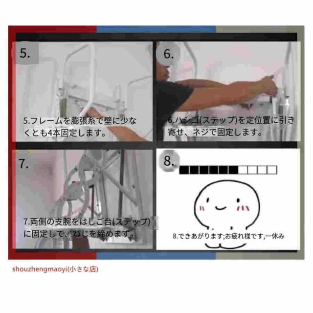 ロフトの伸縮式階段 折りたたみロフトはしごアルミ伸縮はしご省スペース屋根裏階段ウォールマウントプルダウン屋根裏はしご屋根はしご 屋内および屋外の家庭用格_8