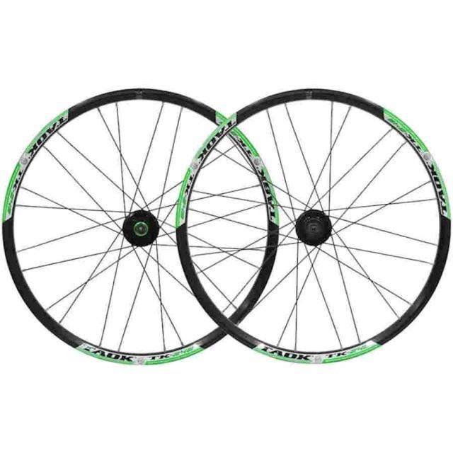自転車ホイール 24インチ 超軽量 BMX自転車ホイールセット 24穴クイックリリースハブ マウンテンバイク ディスクブレーキホイールセット 対応7/8/9/10スピード