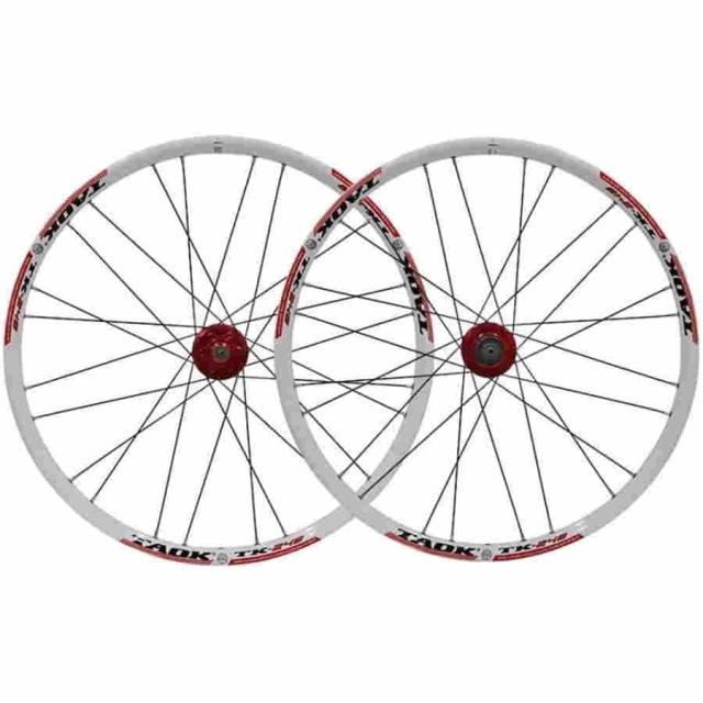 自転車ホイール 24インチ 超軽量 BMX自転車ホイールセット 24穴クイックリリースハブ マウンテンバイク ディスクブレーキホイールセット 対応7/8/9/10スピード