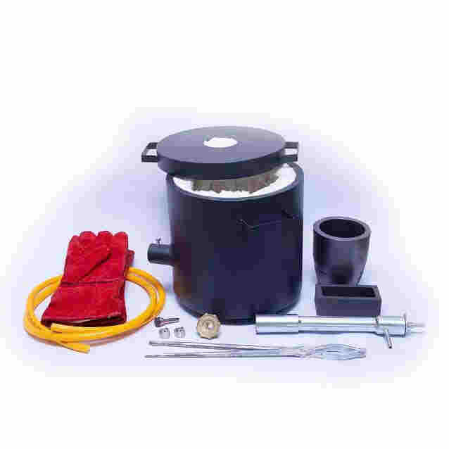 プロパン炉 プロパンガス金属溶解炉キット プロパン炉 12kg黒鉛るつぼ 1400°C 金/銀/銅/アルミなど/亜鉛/鉛融解用 溶融ツール鋳造 スクラップメタルリサイクルの通販は 26,640円