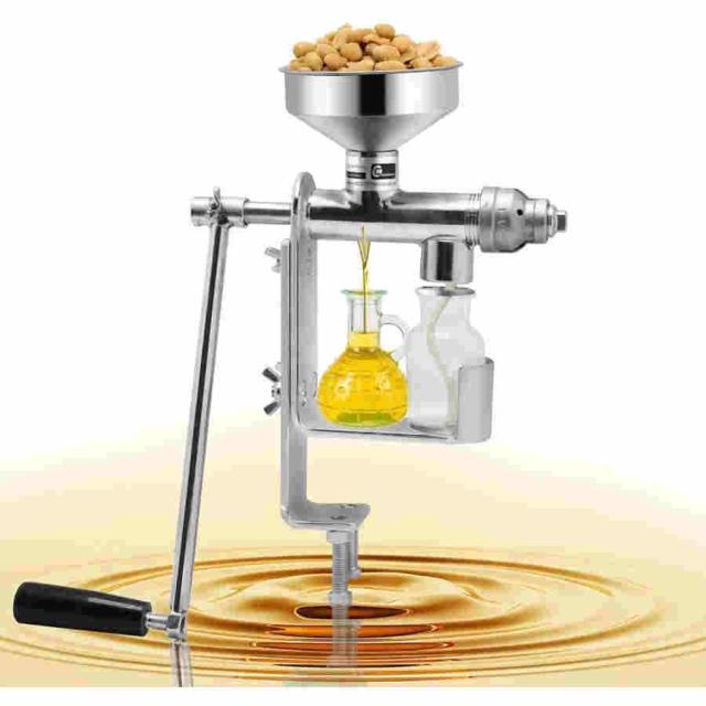 オイル搾り機 PITEBA 手動オイルプレス機 電源不要 DIY家庭用手動油