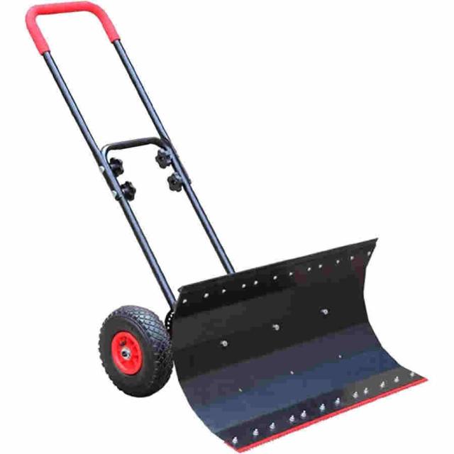 雪かき 除雪機 除雪機 家庭用 スコップ 除雪スコップ タイヤ付き万能スチールショベル君 融雪スコップ 雪かき雪と氷のかき分け 雪押し機高さ 左右角度調整 除雪の通販は
