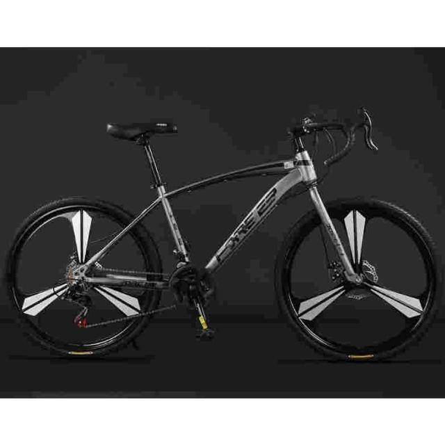 クロスバイク 自転車 700C 7段変速 21段変速 Vブレーキ 高炭素鋼 