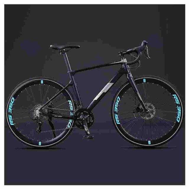 エアロロードバイク マグネシウム合金 ロードバイク 18 段変速 デュアルコントロールレバー ロードサイクル 700C 前後車輪クイックリリース方式搭載 スポーツバ