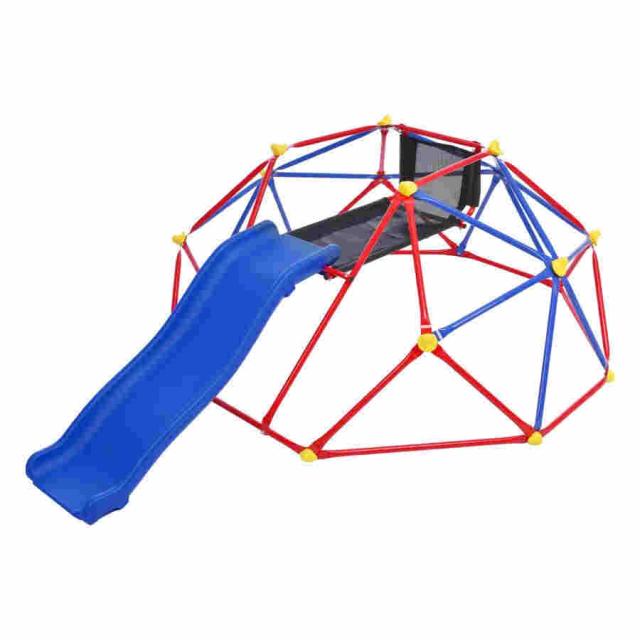 すべり台 ジャングルジム 滑り台 遊具 屋内 屋外 3歳~8歳 耐荷重合わせて150kg 子供 キッズ プレゼント おもちゃ (ブルー)
