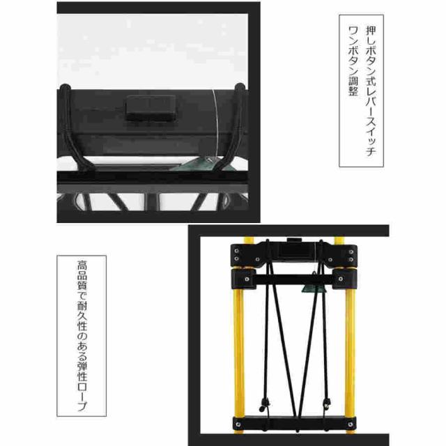 階段台車 キャリーカート カート台車 登山階段手押し車 6輪階段車 段差 静音 運搬用具 コンパクト 折りたたみ 組み立て不要 頑丈 アウトドア 耐荷重65kg ポータ_2