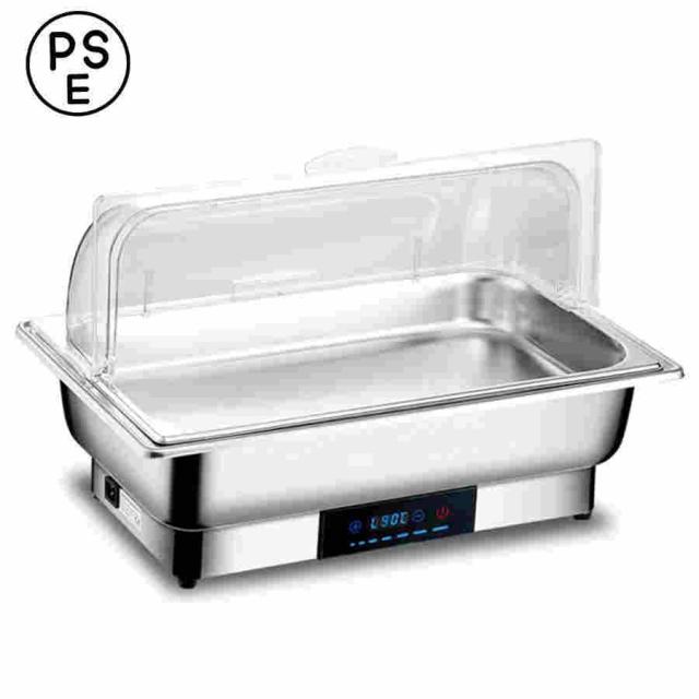 ビュッフェサーバー 9L 業務用電気フードウォーマー 電気加熱 湯煎式 温度制御 保温ミールストーブ ホットプレート フードウォーマー ステンレス製 110ｖ 業務用
