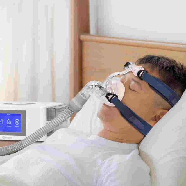 いびきのための家庭用スマートポータブル清浄機 いびき防止 マシン マスク ヘッドギア ホース チューブ アクセサリー