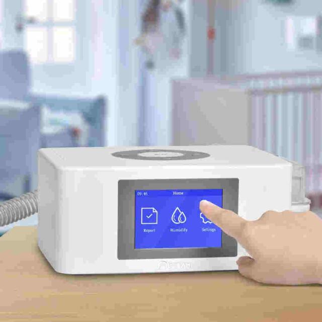 いびきのための家庭用スマートポータブル清浄機 いびき防止 マシン マスク ヘッドギア ホース チューブ アクセサリー