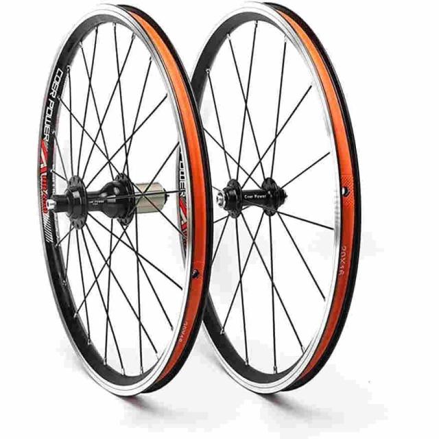 自転車ホイールセット 20インチ自転車ホイール 超軽量 Vブレーキクイックレリースホイール 74/130mm ハブ対応7/8/9/10/11スピード