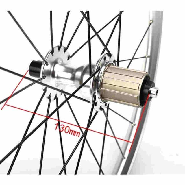 自転車ホイールセット 20インチ自転車ホイール 超軽量 Vブレーキクイックレリースホイール 74/130mm ハブ対応7/8/9/10/11スピード