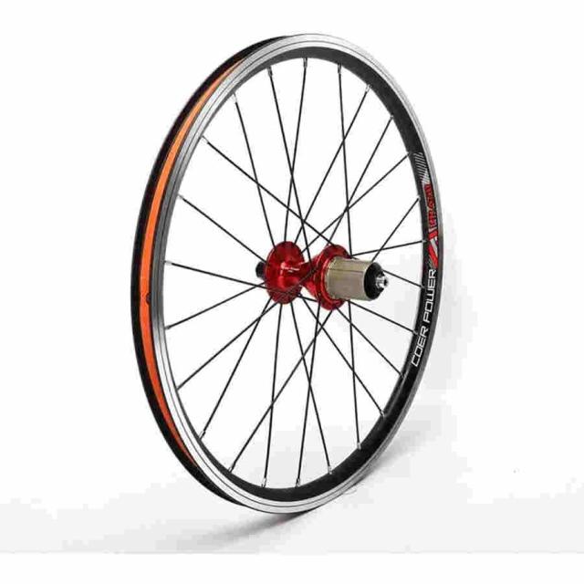 自転車ホイールセット 20インチ自転車ホイール 超軽量 Vブレーキクイックレリースホイール 74/130mm ハブ対応7/8/9/10/11スピード