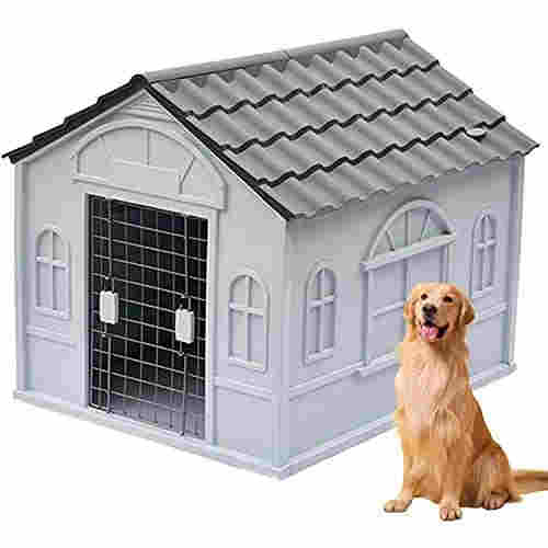 犬小屋 diy プラスチック犬 ケージ ペットケージ，通気性 防水