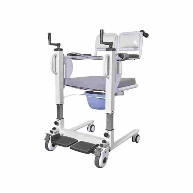 家庭用患者リフト患者リフト車椅子、180°分割シート付きバスルーム車椅子、ベッドサイド便器多機能看護シャワーチェアシフター麻痺障害者用