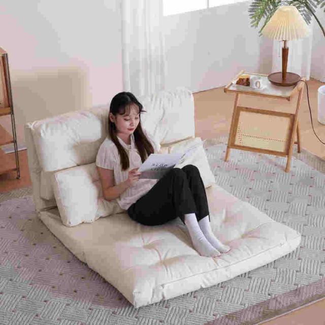 ソファーベッド 2人掛け マルチに使える3WAY 6段階 クッション付 座椅子 ソファーベッド 2人掛け マルチに使える3WAY 6段階 クッション付 座椅