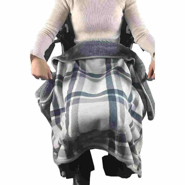 車椅子ブランケット、暖かいぬいぐるみ車椅子居心地の良いカバーショールスカーフラップブランケット車椅子脚カバー車椅子の通販は