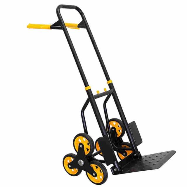 階段台車 3輪 アルミ製 キャリーカート 階段昇降用ハンドトラックとドリー 折りたたみ 台車 軽量 キャリーカート 小さな荷台を折り畳む 運搬 カートスチール保管