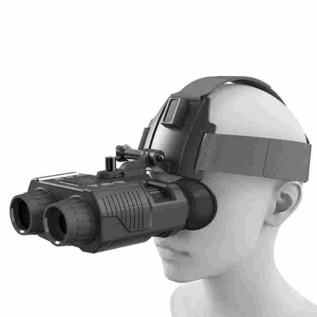 暗視鏡 暗視双眼鏡充電式、7 ギア デジタル暗視ゴーグル 850 nm および 1.4 インチ デュアル インナー スクリーン写真、野生動物観察、キャンプ用