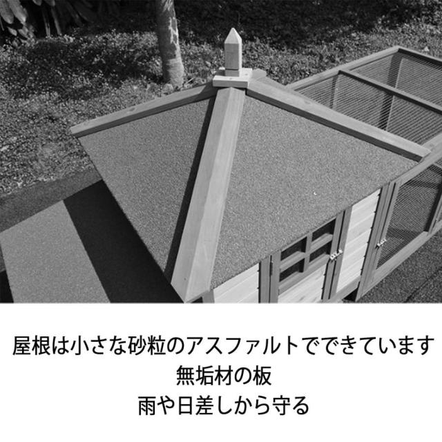 鳥かご 鳥かご鶏かご鶏小屋 屋外 ウサギケージ バニーケージ ウサギ 犬 猫 ペットケージ リス ハムスター 屋外専用日光に強い通気性 取り外し可能なトレイ お手_5